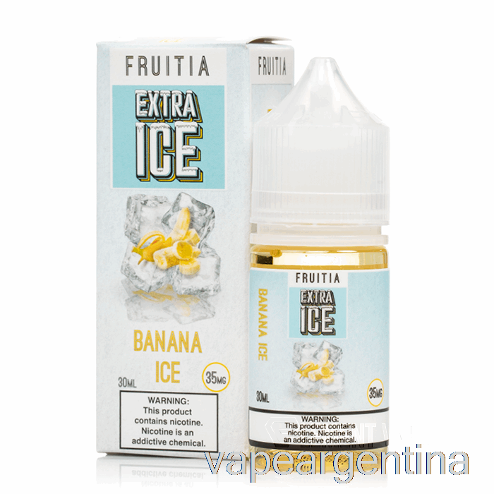 Hielo De Plátano - Hielo Extra - Sales De Fruta - 30ml 50mg Vape Argentina